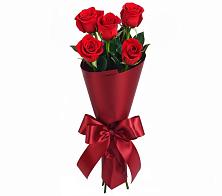 Букет 5 Красных роз Эдлесс Лав в Гарболово