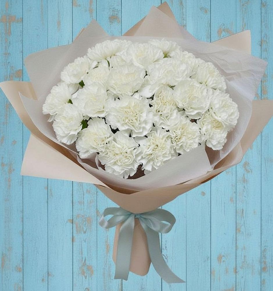 Букет цветов из: Гвоздики в Гарболово