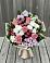 Букет цветов из: Альстромерии, Гвоздики, Розы и Хризантемы в Гарболово