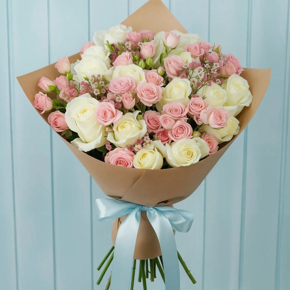 Букет цветов из: Розы в Гарболово