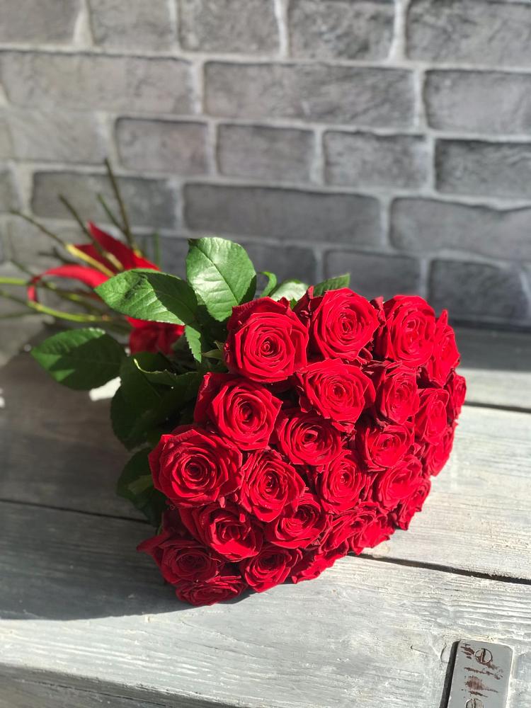 Букет Красные розы Фридом в Гарболово