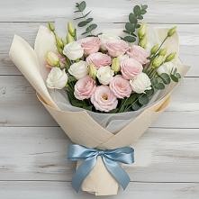 Букет цветов из:  Лизиантусы в Гарболово