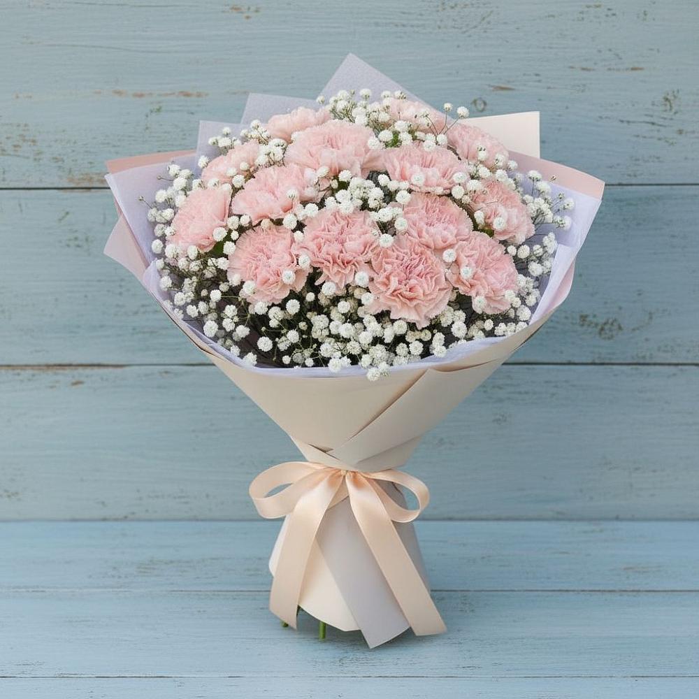 Букет цветов из: Гвоздики в Гарболово