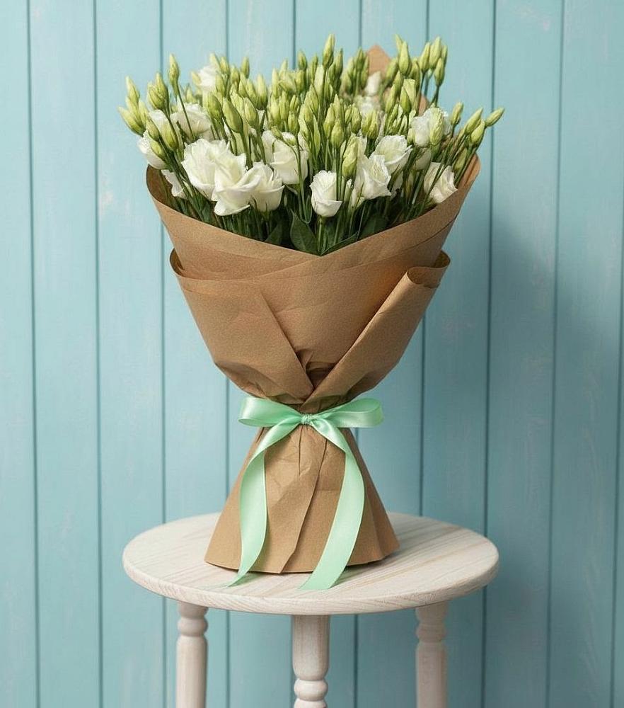 Букет цветов из: Лизиантусы в Гарболово