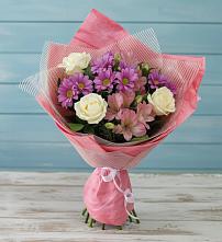 Букет цветов из:  Герберы #REPLACE_PRED# Гарболово