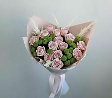 Букет цветов из:  Розы и Хризантемы в Гарболово