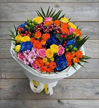 Букет цветов из:  Розы и Хризантемы в Гарболово