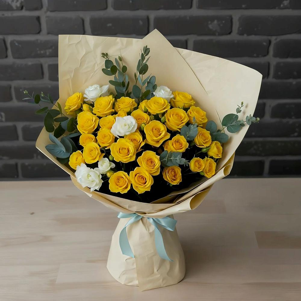 Букет цветов из: Розы в Гарболово