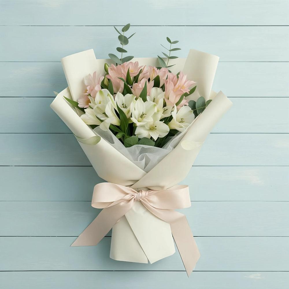 Букет цветов из: Альстромерии в Гарболово