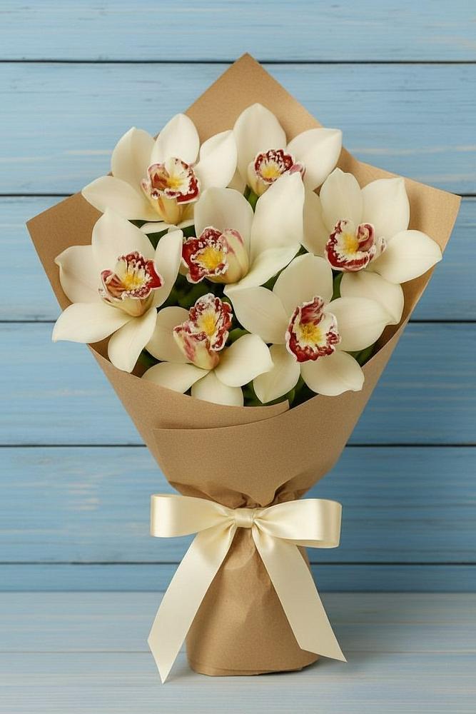 Букет цветов из: Орхидеи и Розы в Гарболово